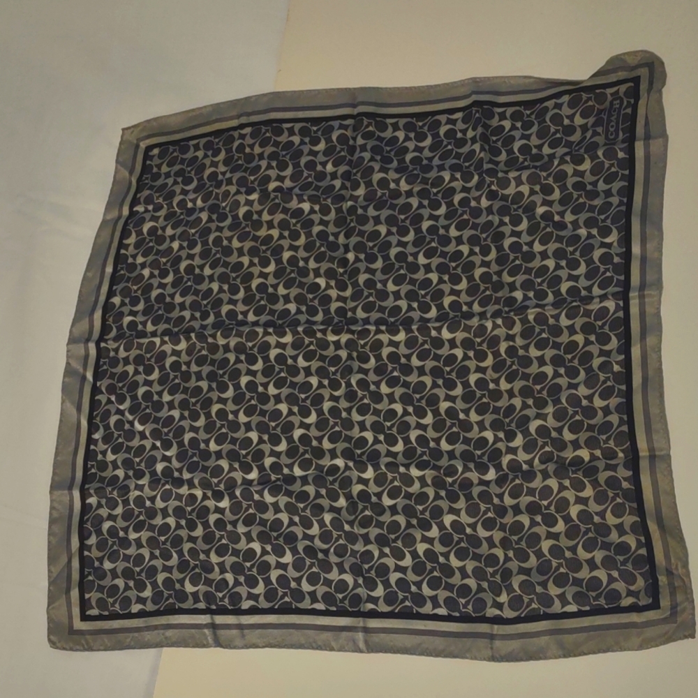 Coach silk square scarf/Neckerchief